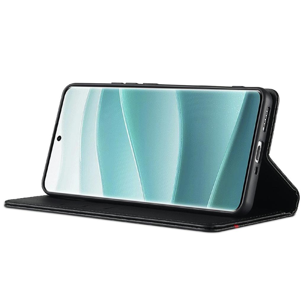 LC.IMEEKE Для Xiaomi Redmi Note 14 Pro 4G Чехол Текстура углеродного волокна Чехол для телефона Подставка Держатель для карт