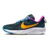 Nike Star Runner 4 Удобные Простые Амортизирующие Прочные Низкие Детские Кроссовки для Бега Детские Кроссовки для Бега Зеленый Фиолетовый DX7614-300