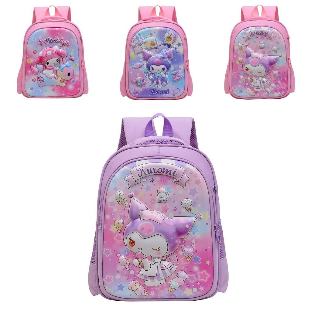 Lightweight And Cute Kindergarten Backpack For Girls Featuring Kuromi And Melody Designs For Ages 3 To 6