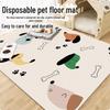 Waterproof PVC Pet Floor Mat - Dirt-Resistant, Urine-Proof, Washable for Cats & Dogs
