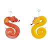 Fashionable Snake Hanging Ornament Charm Accessory with Vibranting Color and Gold Accent Sturdy PP Cotton Materials