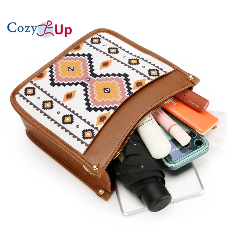 Женская сумка через плечо, сумка-мессенджер, сумка-тоут, ретро-хлопок и лен с принтом в богемном стиле, портативная женская сумка