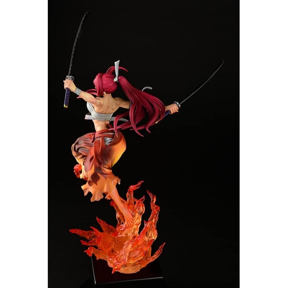 Orca Toys 16 Scale Erza Scarlet Samurai-Kouen Banjou-ver.Red PVC Painted Finished Product Approx. Height 435mm Made of PVC