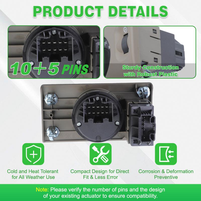 Headlight Control Switch 1S9964 5L3Z11654DAB for Lincoln Mark LT 2006-2007 for Ford F150 2005-2008 Car Light Control Switches