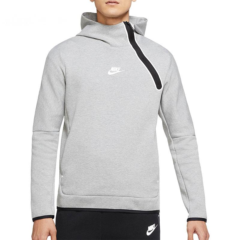 Nike Толстовки Мужские Серые С Капюшоном Умеренные Обычные CU4494-063