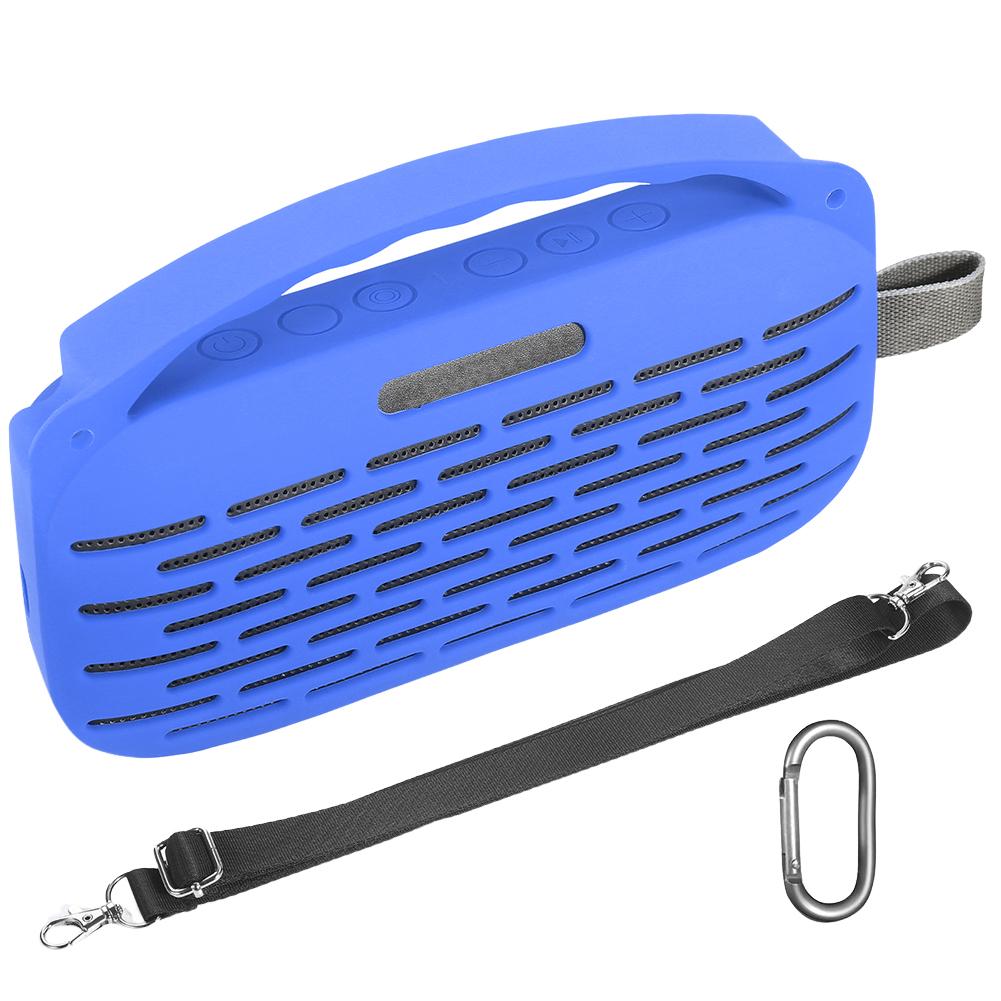 Silicone Protective Cover Travel Protective Carrying Pouch Protective Skin Sleeve for Bose SoundLink Flex 2nd Gen Accessories