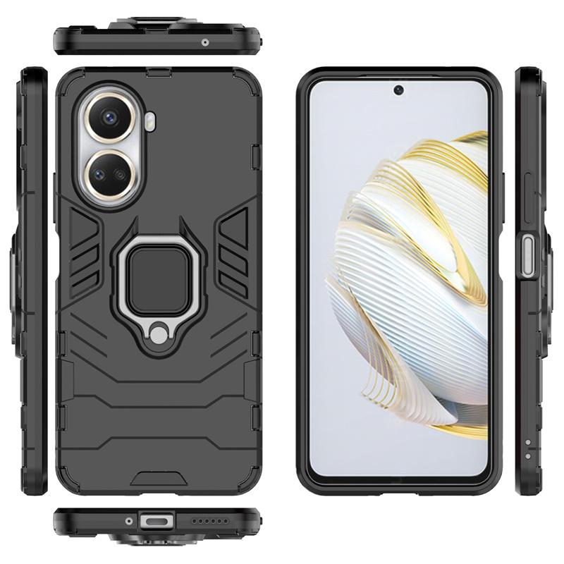 Для Huawei nova 10 SE Чехол Магнитное Автомобильное Кольцо Ударопрочный Бронированный Чехол для Телефона для Huawei nova 10SE nova10 SE Подставка Держатель Задняя Крышка