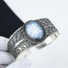 Natural Dandarte Opal Gemstone Handmade 925 Sterling Silver Cuff Bangle, Dandarte Opal Bangle,For Wife, Unisex Bangle, Gifts For Her