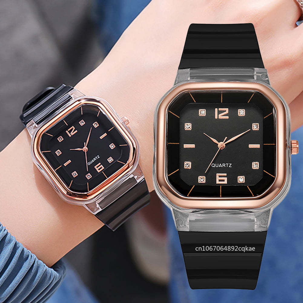 Женские часы конфетных цветов силиконовые квадратные кварцевые простые спортивные цифровые часы женские мужские модные часы унисекс повседневные наручные часы