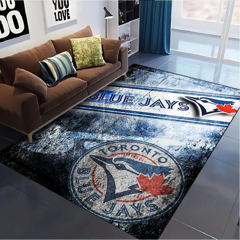 Toronto Blue Jays Carpet Rug for Living Room Bedroom Home Sofa Decoration,Kids play Non-slip Floor Mat