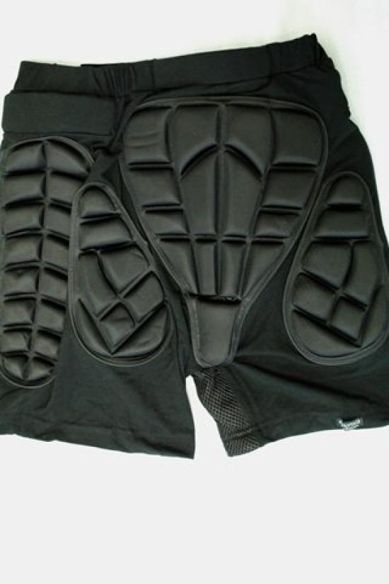 Штаны с защитой бедер и ягодиц для [ПРЕИМУЩЕСТВА] сноубординга, скейтбординга, велоспорта и т. д.. (4, М)