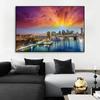 New York City Brooklyn Bridge Night View Landscape Canvas Paintings On The Wall Posters and Prints Art Pictures Home Decor