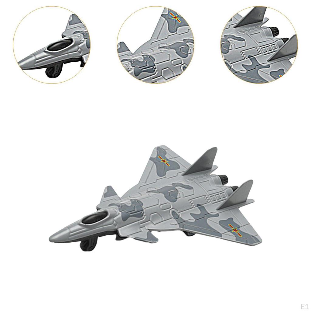 Alloy Fighter Model Children Toy Aircraft Desktop Decor Birthday Gift Ornament Plane
