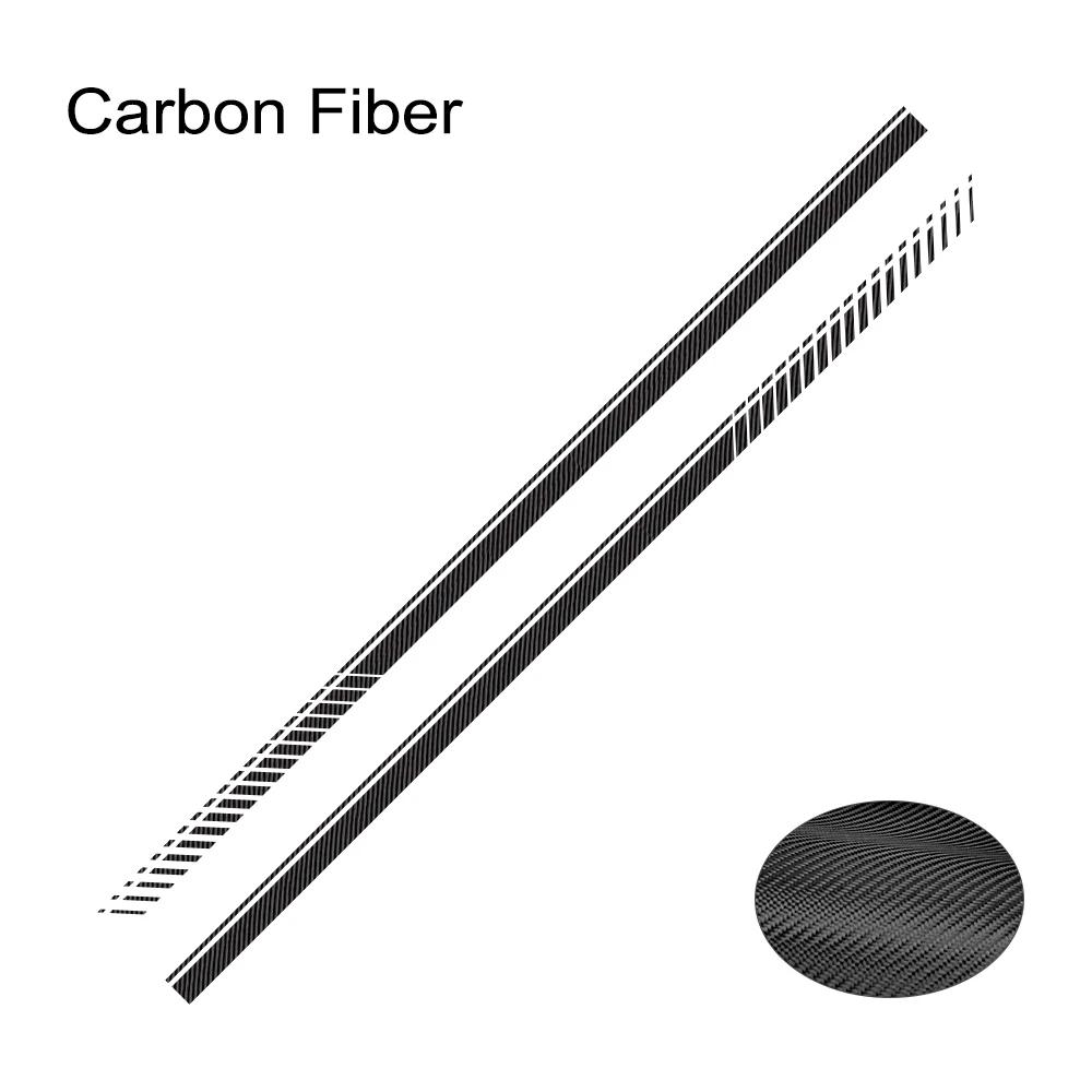 2 шт. Наклейки для украшения боковой линии талии двери автомобиля, гоночные полосы, декор кузова автомобиля, виниловая пленка, наклейки, аксессуары для Toyota Hiace
