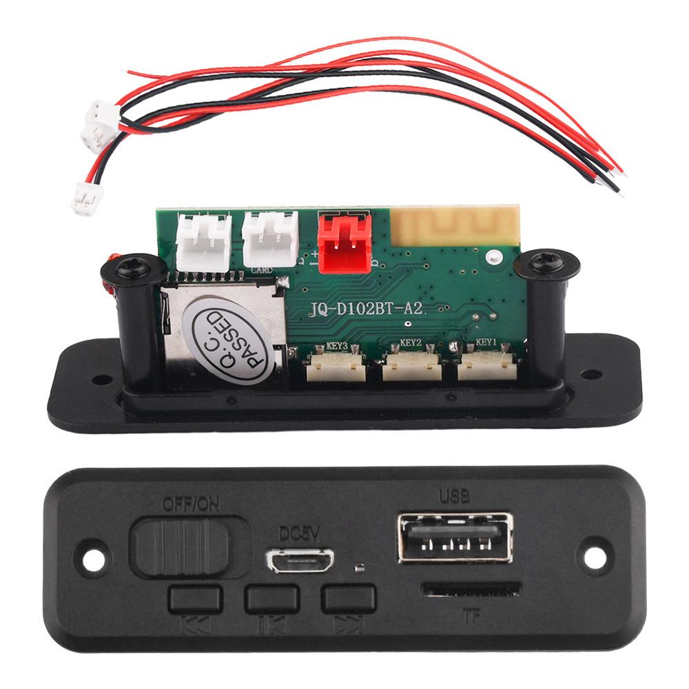 5V Bluetooth 5.0 MP3 Плеер Декодер Плата Автомобильный FM Радио Модуль 2*3W 6W Усилитель Поддержка FM TF USB Звонки Handsfree Горячий