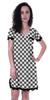 Printed Nightwear Dress For Women  S Short Sleeve V-Neck Sleepwear Nightgown