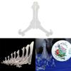 10pcs Foldable Triangle Display Stand Multifunction Support Holder Shelf Supplies for Bedroom Plate Photo Card