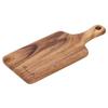 Fuji Boeki Acacia Wooden Cutting Board with Handle, Medium, 30.4cm W X 12.7cm D X 2cm H, Perfect for Camping, Picnics, and More. Handmade from Natural