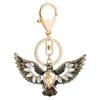 Creative Eagle Spread Its Wings and Fly Retro Keychain for Unisex Car Key Chain Accessories Ornaments Key Pendant