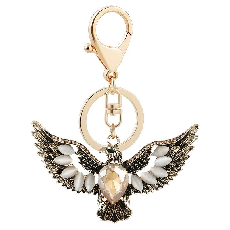 Creative Eagle Spread Its Wings and Fly Retro Keychain for Unisex Car Key Chain Accessories Ornaments Key Pendant