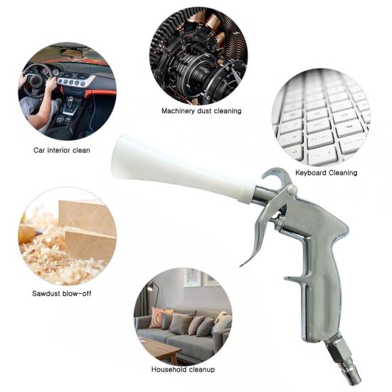 Воздуходувка для чистки автомобиля с трубчатой насадкой, сушилка высокого давления для поверхностей, эффективное оборудование для чистки салона