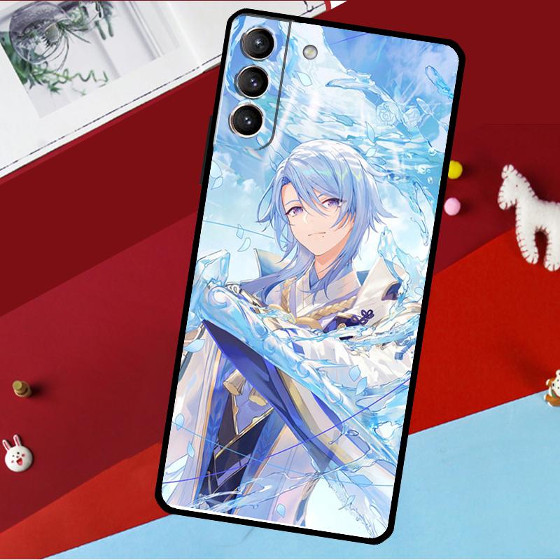 Чехол Genshin Impact Kamisato Ayato для Samsung Galaxy S26 S25 S24 S21 S22 S23 Ultra S10 Plus S20 FE S25 FE