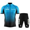 Road Bike Short-sleeved Shorts Light and Close-fitting Cycling Suit, Cycling Event Cycling Suit for Men and Women  Summer Breathable Cycling Suit