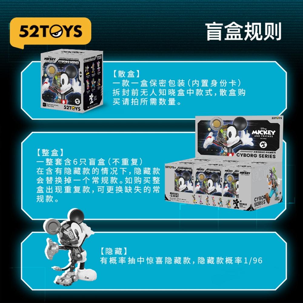 Disney Blindbox Микки и друзья Киборг Серия 1 коробка 6 шт.