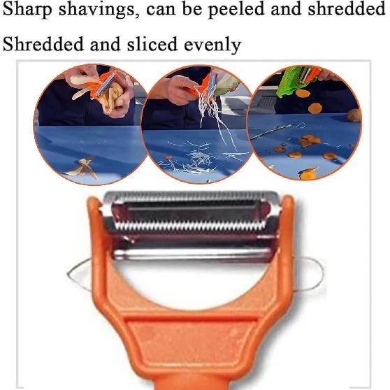Peeler Kit Peeler Fruit And Vegetable Peeler Multifuncional Doble Strips For Potato Orange With Juicer And Potato Zest Peeler7