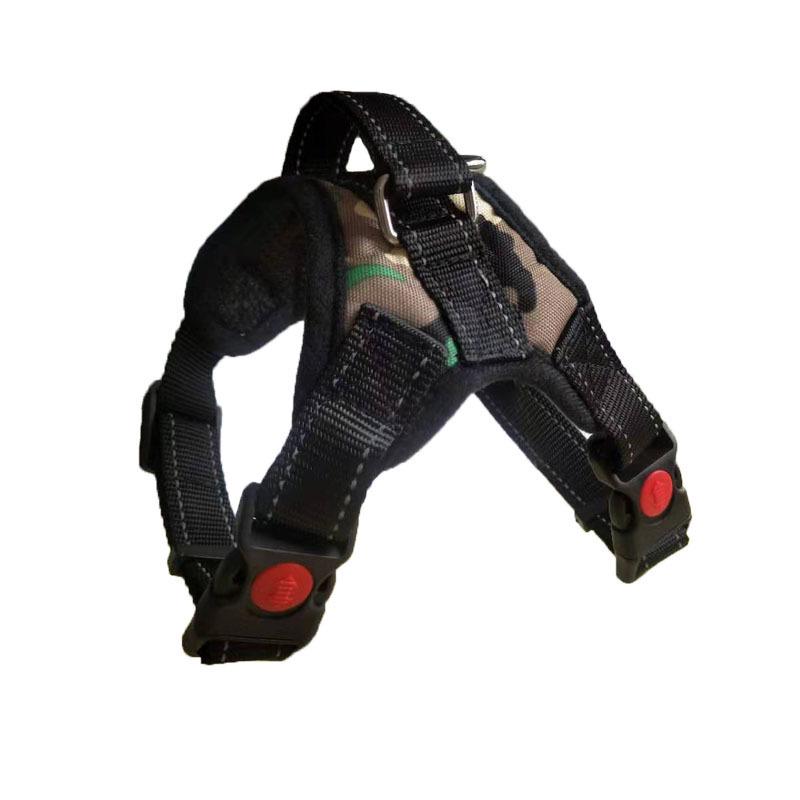 Explosion-Proof Dog Harness: K7 Bone Design with Leash and Chest Support