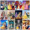 Diamond Mosaic Beauty and The Beast Painting Picture Rhinestones AB Drill Princess Embroidery Cross Stitch Wall Decor