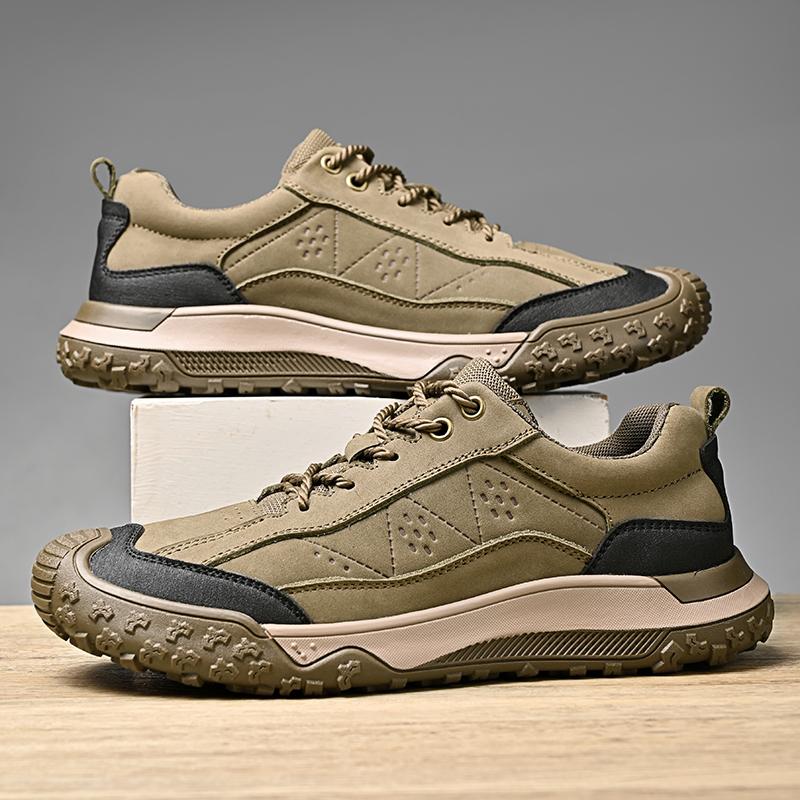 Модная мужская обувь для хайкинга из натуральной кожи, противоскользящие мужские кроссовки для улицы, обувь для альпинизма, роскошного качества, мужская трекинговая обувь, кроссовки для хайкинга
