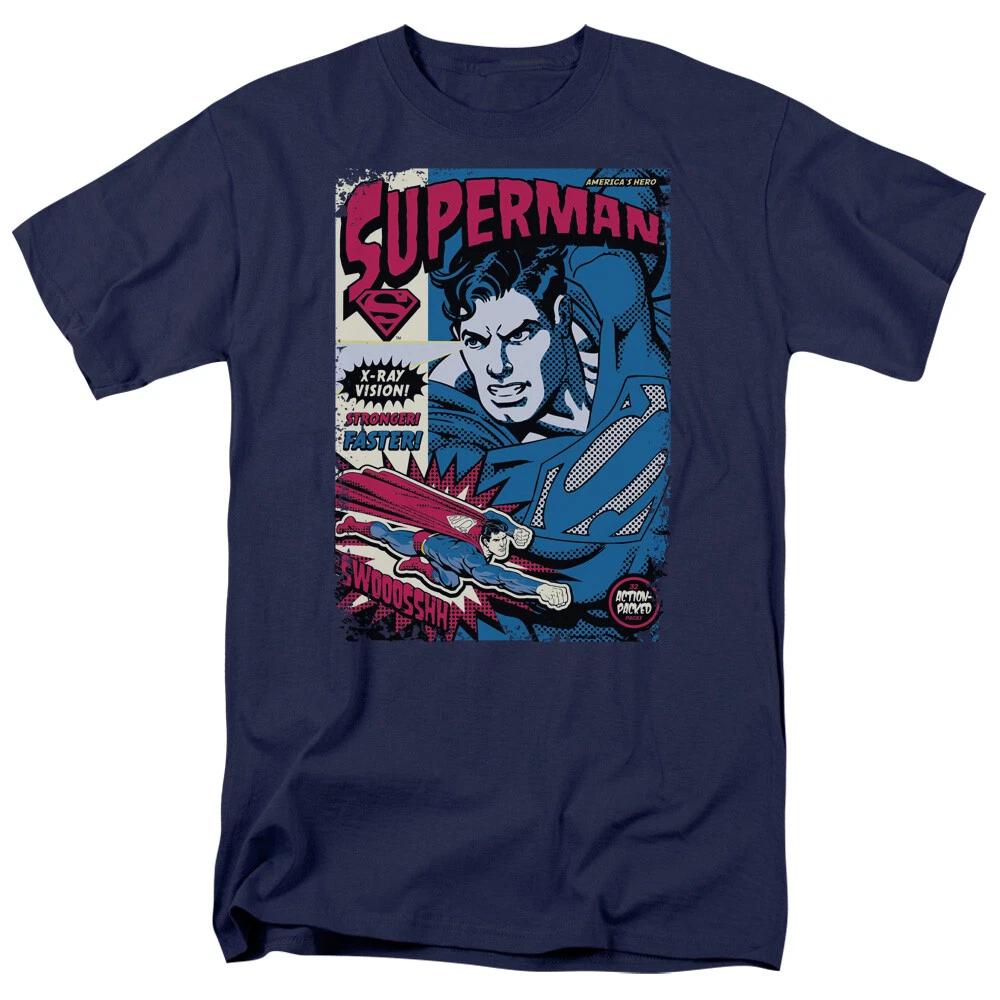 Superman "Action Packed" T-Shirt - Regular or Tank - to 5X
