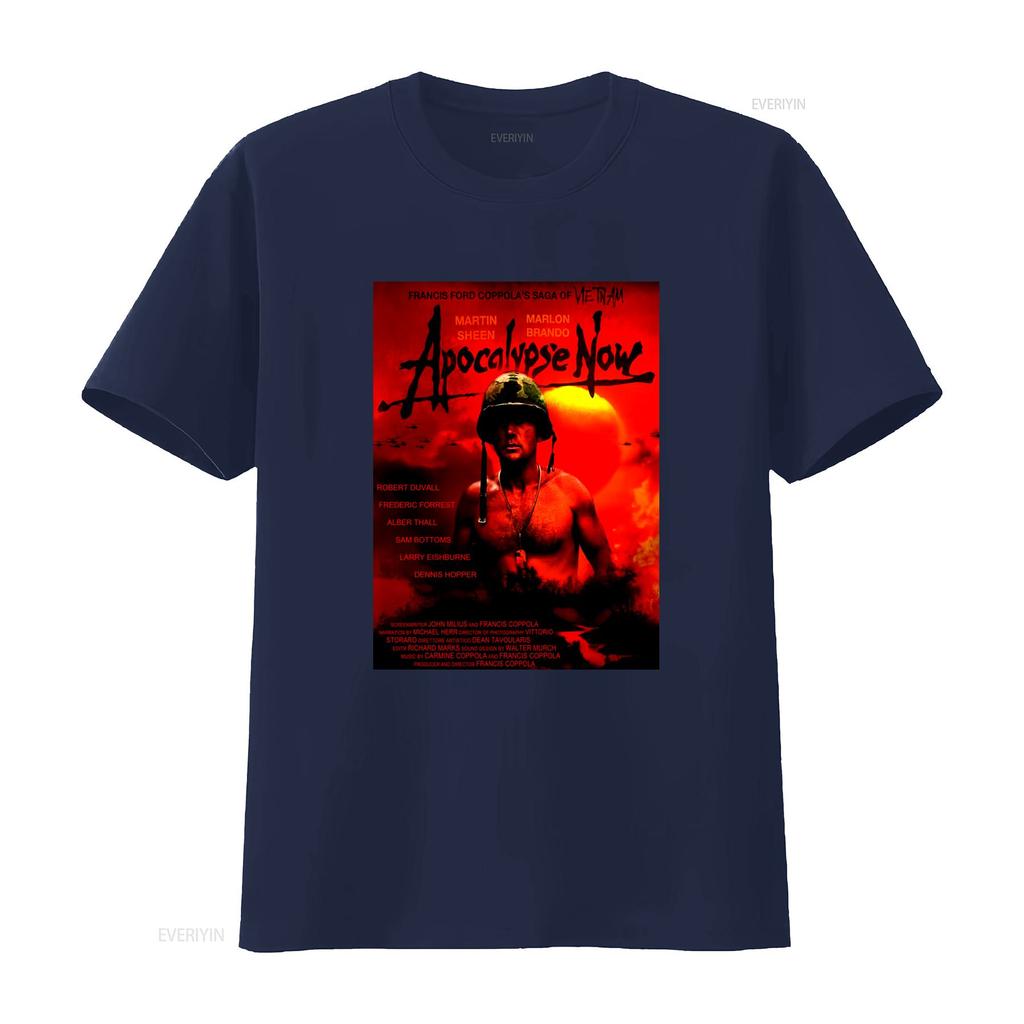 Apocalypse Now V33 Movie Poster Print Mens T Shirt Available in Sizes S 5XL vintage Washed Stylish fashion graphic Versatile