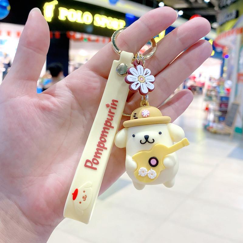 Оригинальный брелок Hello Kitty Силиконовый Милый Мультяшный Аксессуар Для Подарков И Сумок