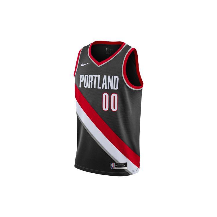 Nike Джерси NBA Swingman Icon Edition - Portland Trail Blazers Carmelo Anthony #00 мужская баскетбольная майка черная CW3680-014
