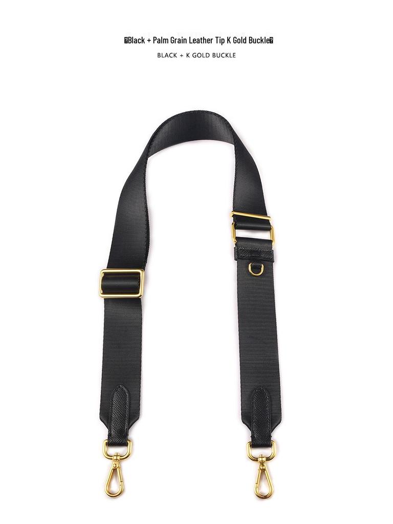 MHS-F-1 Black Wide Replacement Shoulder Strap for Hobo Bag