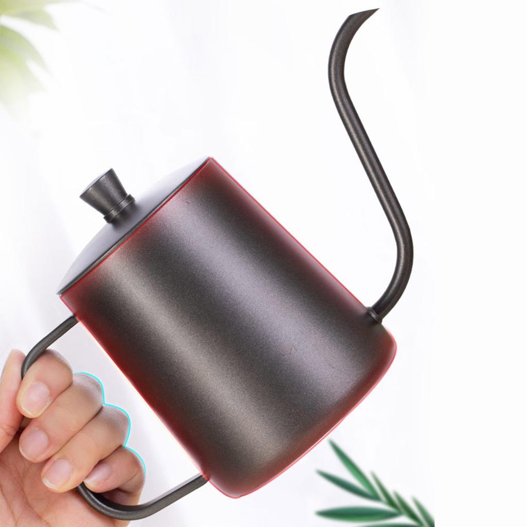 Кофеварка объемом 350/600 мл, кофейники для заваривания кофе, практичные и удобные чайники с длинными узкими носиками