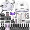 Nail Art Set 120/80/54w Uv Led Lamp Gel Nail Polish Set Electric Nail Drill Nail Art Set-_beangle