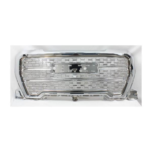 Compatible Grille for GMC Acadia Denali 2019-2021, High-End Bright Black Version