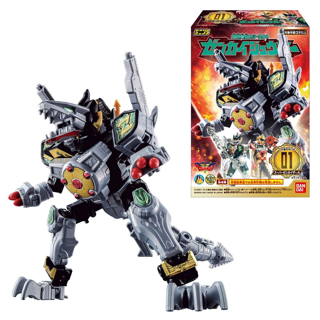 Минипла Серия Дзенкай Гаттай 04 Дзенкайдзюо BOX 12 штук (Конфеты-игрушки)