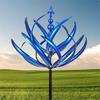 Metal Iron Art Outdoor Rotating Gyro Windmill Spinner
