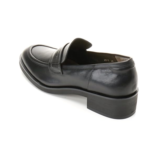 Margaret Howell Idea Penny Size Loafers, Black, 23.0