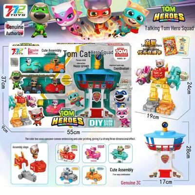Говорящий Том Отряд Героев Трансформирующийся Робот Щенок Башня - Образовательный Набор Игрушек