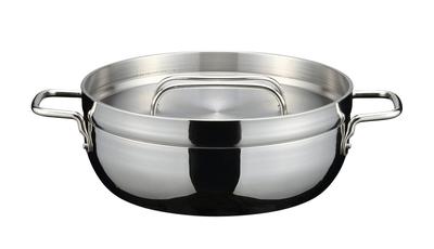 TSBBQ Light нержавеющая сталь половина голландская духовка для приготовления пищи 10 дюймов зеркальная отделка в Tsubame (Безводный горшок) TSBBQ-029 [Сделано Санджо]