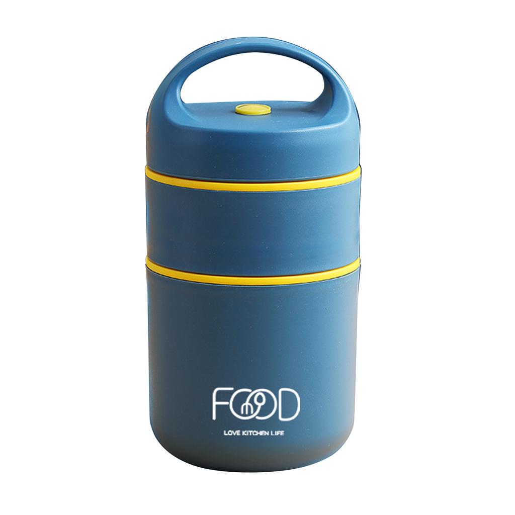 Ланч-бокс из нержавеющей стали с изоляцией, пищевой контейнер, сохраняющий тепло, коробка для завтрака с внутренней частью из нержавеющей стали