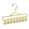 8 Hooks Underwear Storage Hangers Non Slip Space Saving Tie Hats Organizer Rack Metal Wardrobe Clothing Storage Bra Hanger Home