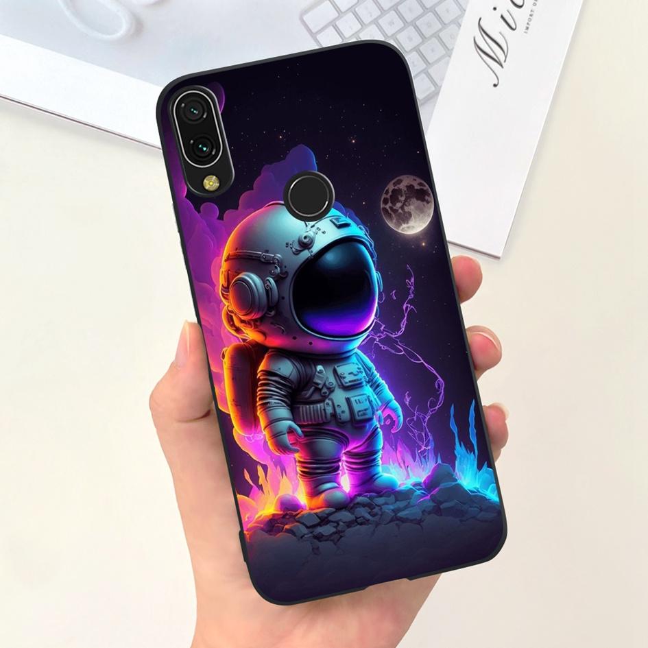 For Xiaomi Redmi 7 7A Case Luxury Marble Landscape Bumper Soft Silicone Back Cover For Xiaomi Redmi Note 7 Pro Note7 Phone Cases