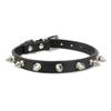 1 Row Cute Rivets Studded Dog Collar Puppy Cat Collars For Small Dogs