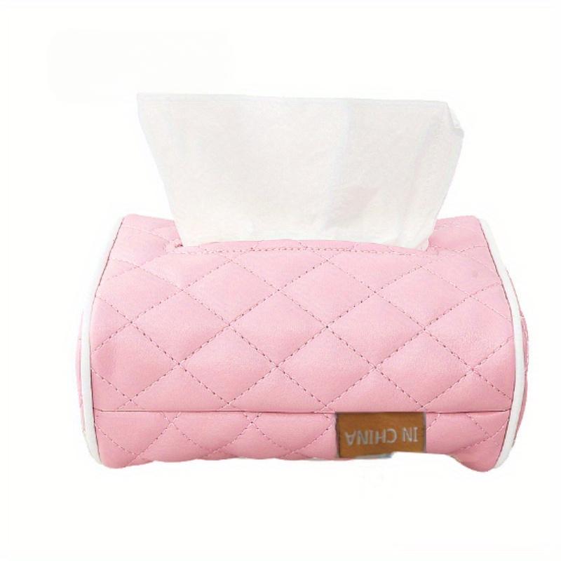 1 шт. Розовый/черный Универсальный автомобильный держатель для салфеток, Автомобильный козырек от солнца, Держатель для салфеток, Украшение для хранения в салоне автомобиля для универсального автомобиля